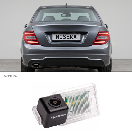 Camere Mercedes Benz - Cameră marșarier Mercedes-Benz Clasa C 2015+ AHD 1080P/NTSC MOSERA
