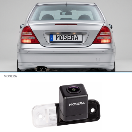 Camere Mercedes Benz - Cameră marșarier Mercedes-Benz Clasa C W203, S203 2000-2007 AHD 1080P/NTSC MOSERA