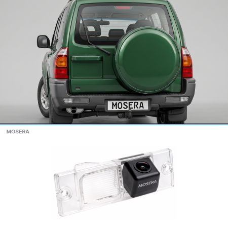 Camere marșarier auto - Cameră marșarier Mitsubishi Pajero Classic 2002-2006 AHD 1080P/NTSC MOSERA