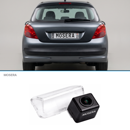 Camere Peugeot - Cameră marșarier Peugeot 207 2008-2015 AHD 1080P/NTSC MOSERA