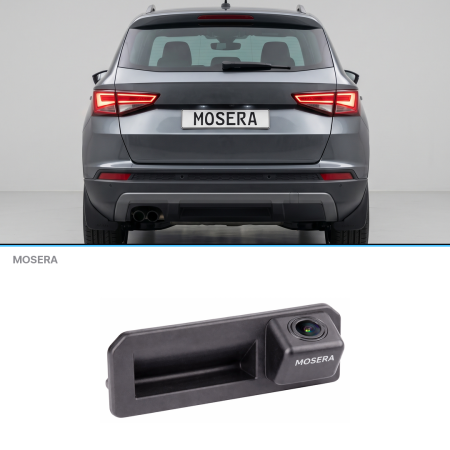 Camere Seat - Cameră marșarier Seat Ateca 2016+ în mâner AHD 1080P/NTSC MOSERA