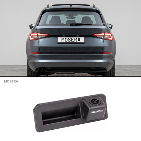 Camere Skoda - Cameră marșarier Skoda Kodiaq 2017+ în mâner AHD 1080P/NTSC MOSERA