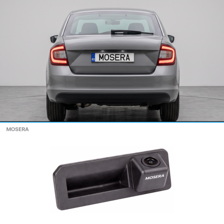 Camere Skoda - Cameră marșarier Skoda Rapid 2013+ în mâner AHD 1080P/NTSC MOSERA