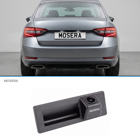 Camere Skoda - Cameră marșarier Skoda Superb 3 2015+ în mâner AHD 1080P/NTSC MOSERA