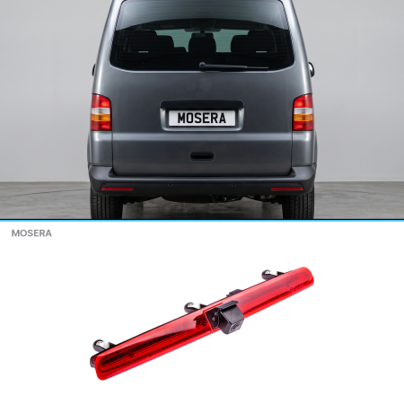 Camere Volkswagen - Cameră marșarier Volkswagen T5 (pentru uși spate basculante) pe stop AHD 1080P/NTSC MOSERA