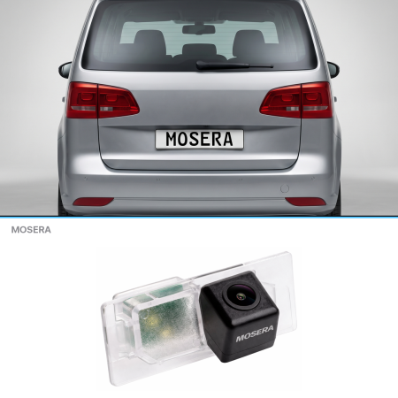 Camere Volkswagen - Cameră marșarier Volkswagen Touran 1 facelift versiune cu LED 2010-2015 AHD 1080P/NTSC MOSERA