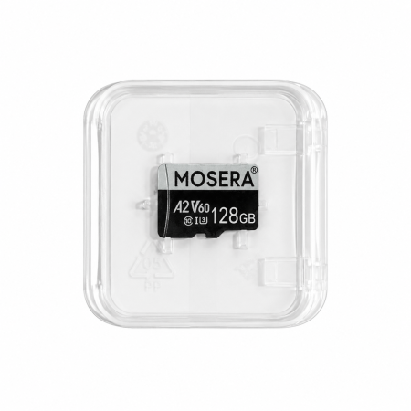 Card memorie MOSERA SD 128 GB Performanta U3 + Adaptor Macro [1]