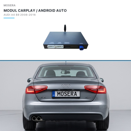 CarPlay / Android Auto - Modul CarPlay wireless & Android Auto Audi A4 B8 2008-2016 MMI 2G Concert/Symphony | MOSERA