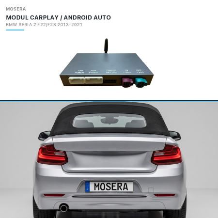 CarPlay / Android Auto - Wireless CarPlay & Android Auto module BMW Seria 2 F22/F23 2016-2021 EVO | MOSERA