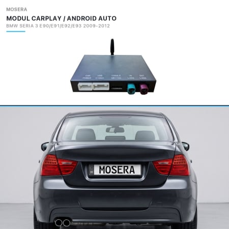 CarPlay / Android Auto - Modul CarPlay wireless & Android Auto BMW Seria 3 E90/E91/E92/E93 2009-2012 CIC | MOSERA
