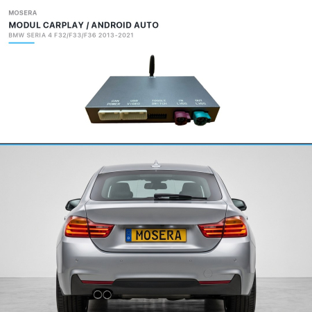 CarPlay / Android Auto - Wireless CarPlay & Android Auto module BMW Seria 4 F32/F33/F36 2016-2021 EVO | MOSERA