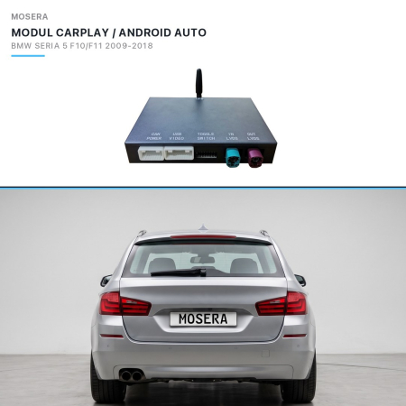 CarPlay / Android Auto - Modul CarPlay wireless & Android Auto BMW Seria 5 F10/F11 2009-2012 CIC | MOSERA