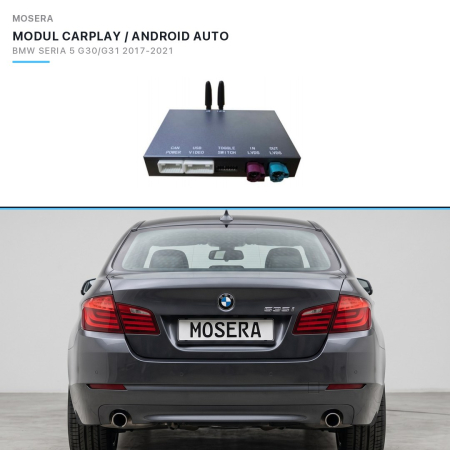 CarPlay / Android Auto - Wireless CarPlay & Android Auto module BMW Seria 5 G30/G31 2017-2021 EVO | MOSERA