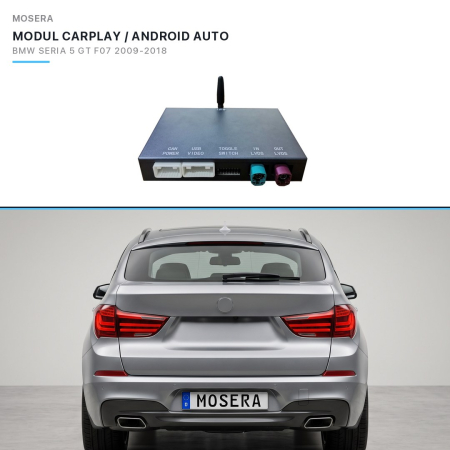 CarPlay / Android Auto - Modul CarPlay wireless & Android Auto BMW Seria 5 GT F07 2009-2012 CIC | MOSERA