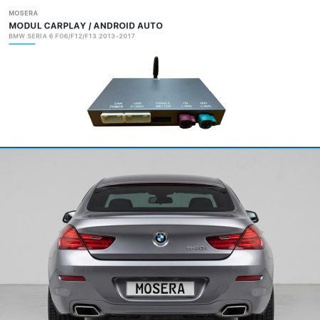 CarPlay / Android Auto - Wireless CarPlay & Android Auto module BMW Seria 6 F06/F12/F13 2016-2017 EVO | MOSERA