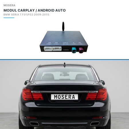 CarPlay / Android Auto - Modul CarPlay wireless & Android Auto BMW Seria 7 F01/F02 2009-2012 CIC | MOSERA