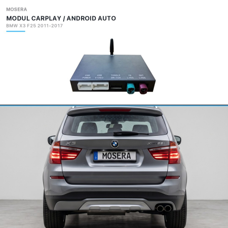 CarPlay / Android Auto - Modul CarPlay wireless & Android Auto BMW X3 F25 2011-2013 CIC | MOSERA