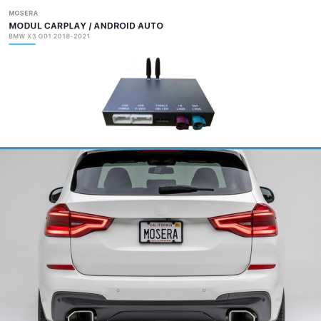 CarPlay / Android Auto - Wireless CarPlay & Android Auto module BMW X3 G01 2018-2021 EVO | MOSERA