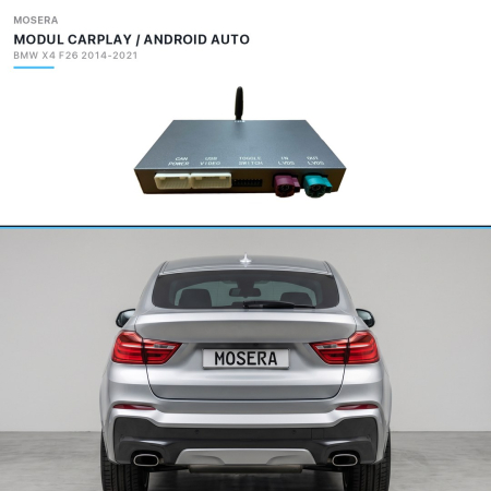 CarPlay / Android Auto - Wireless CarPlay & Android Auto module BMW X4 F26 LCI 2016-2021 EVO | MOSERA