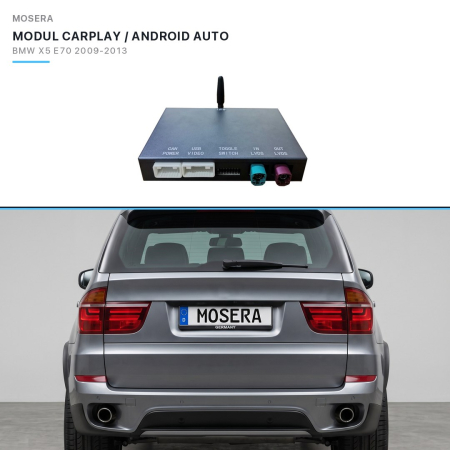 CarPlay / Android Auto - Modul CarPlay wireless & Android Auto BMW X5 E70 2009-2013 CIC | MOSERA