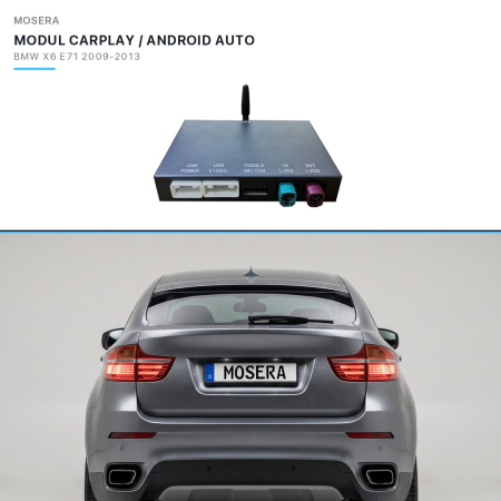 CarPlay / Android Auto - Modul CarPlay wireless & Android Auto BMW X6 E71 2009-2013 CIC | MOSERA