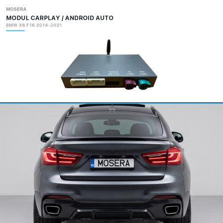 CarPlay / Android Auto - Wireless CarPlay & Android Auto module BMW X6 F16 LCI 2016-2021 EVO | MOSERA