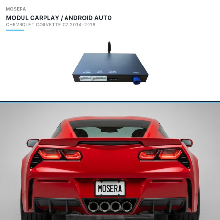 CarPlay / Android Auto - Wireless CarPlay & Android Auto module Chevrolet Corvette C7 2014-2018 MyLink IO6 8" | MOSERA