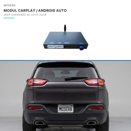 CarPlay / Android Auto - Wireless CarPlay & Android Auto module Jeep Cherokee KL 2013-2018 Uconnect 8.4" | MOSERA