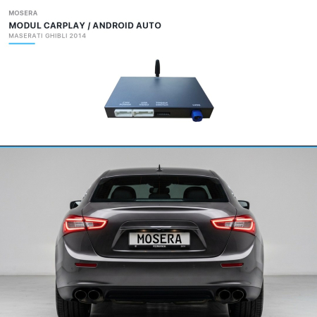 CarPlay / Android Auto - Wireless CarPlay & Android Auto module Maserati Ghibli 2014 Uconnect 8.4" | MOSERA