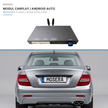CarPlay / Android Auto - Wireless CarPlay & Android Auto module Mercedes-Benz C-Class W205 2014-2018 NTG5.0 | MOSERA