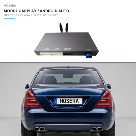 CarPlay / Android Auto - Wireless CarPlay & Android Auto module Mercedes-Benz S-Class W222 2014-2017 NTG5.0 | MOSERA