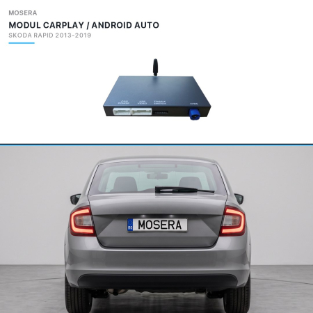CarPlay / Android Auto - Modul CarPlay wireless & Android Auto Skoda Rapid 2013-2019 MIB | MOSERA