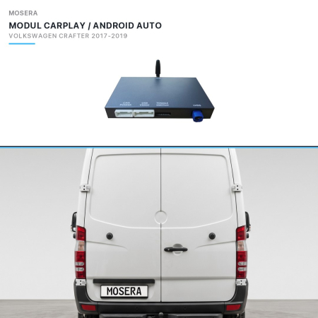 CarPlay / Android Auto Volkswagen - Modul CarPlay wireless & Android Auto Volkswagen Crafter 2017-2019 MIB2 | MOSERA
