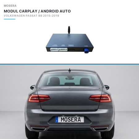 CarPlay / Android Auto Volkswagen - Modul CarPlay wireless & Android Auto Volkswagen Passat B8 2015-2019 MIB / MIB2 | MOSERA