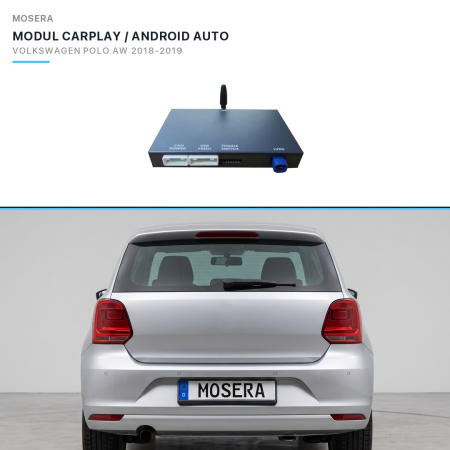 CarPlay / Android Auto Volkswagen - Modul CarPlay wireless & Android Auto Volkswagen Polo AW 2018-2019 MIB2 | MOSERA