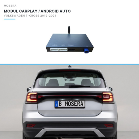 CarPlay / Android Auto Volkswagen - Modul CarPlay wireless & Android Auto Volkswagen T-Cross 2019-2021 MIB2 | MOSERA