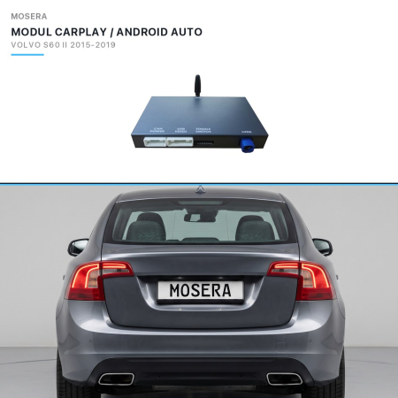 CarPlay / Android Auto - Wireless CarPlay & Android Auto module Volvo S60 II facelift 2015-2019 Sensus 7" | MOSERA
