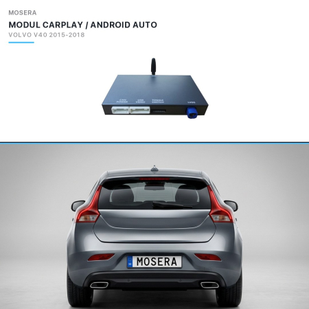 CarPlay / Android Auto - Wireless CarPlay & Android Auto module Volvo V40 2015-2018 Sensus 7" | MOSERA