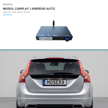 CarPlay / Android Auto - Wireless CarPlay & Android Auto module Volvo V60 2015-2018 Sensus 7" | MOSERA