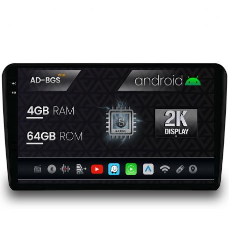 A3 8P 2003-2013 - Carplay Android OS Audi A3/ S3/ RS3 | AutoDrop.ro
