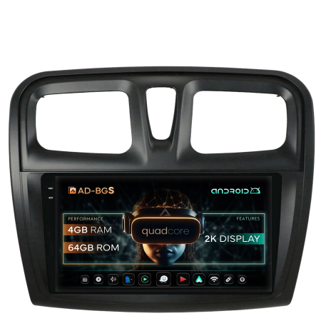 Logan 2012-2020 - Navigatie Carplay 10 Dacia Sandero 4GB | AutoDrop.ro