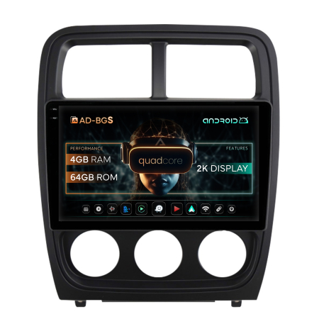 Caliber 2010-2012 - Carplay Android Dodge Caliber 2+34GB | AutoDrop.ro