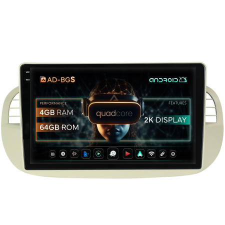 500 (2007-2014) - Navigatie Fiat 500 2007-2014 4GB AD-BGS | AutoDrop.ro