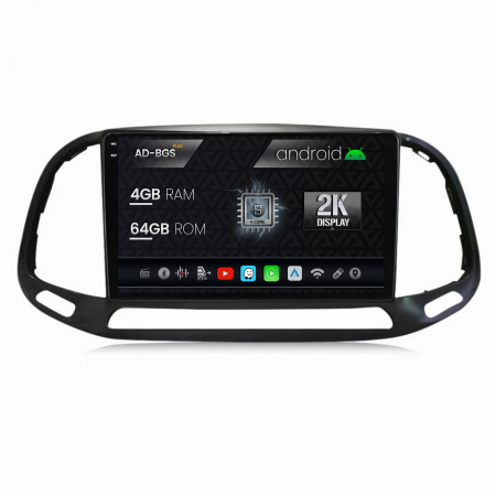 Doblo 2015+ - Navigatie Carplay Fiat Doblo 2015+ 4GB | AutoDrop.ro
