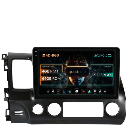 Civic Sedan 2006-2012 - Carplay Android OS Honda Civic 4GB | AutoDrop.ro