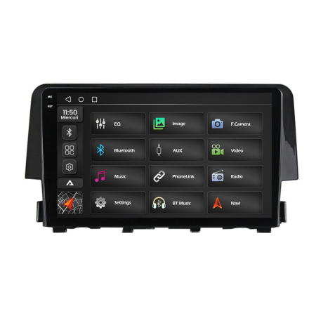 Carplay Android OS Honda Civic X | AutoDrop.ro [2]