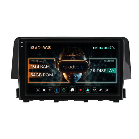 Civic X 2015-2021 - Carplay Android OS Honda Civic X | AutoDrop.ro