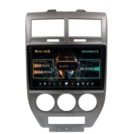 Compass 2006-2010 - Android AD-BGS Jeep Compass 2006-2010 4GB | AutoDrop.ro