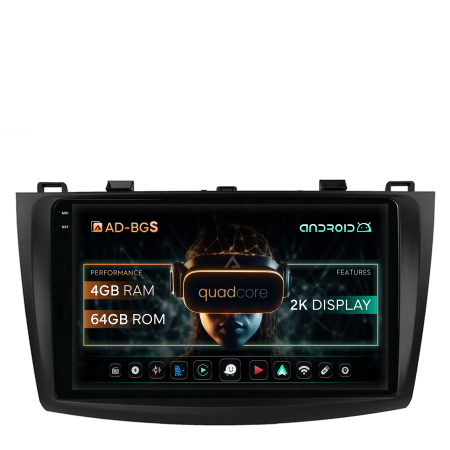 Mazda 3 2009-2015 - Navigatie Carplay Android OS Mazda 3 09-13 4GB | AutoDrop.ro