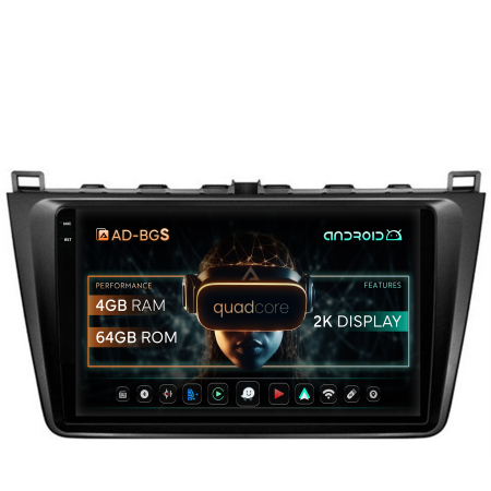 Mazda 6 2008-2013 - Navigatie Mazda 6 08-13 cu Android AD-BGS | AutoDrop.ro